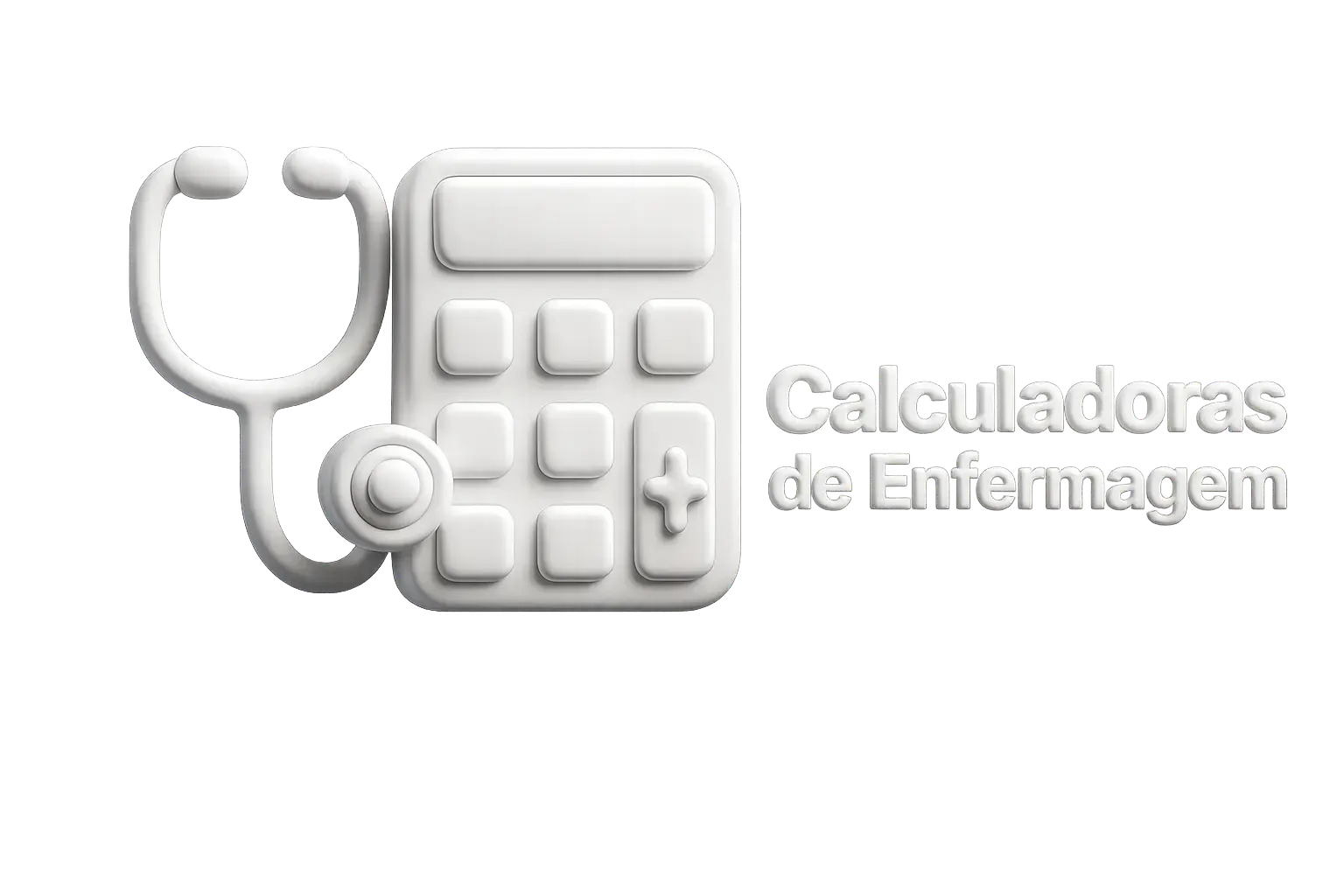 Logotipo Calculadoras de Enfermagem no rodapé