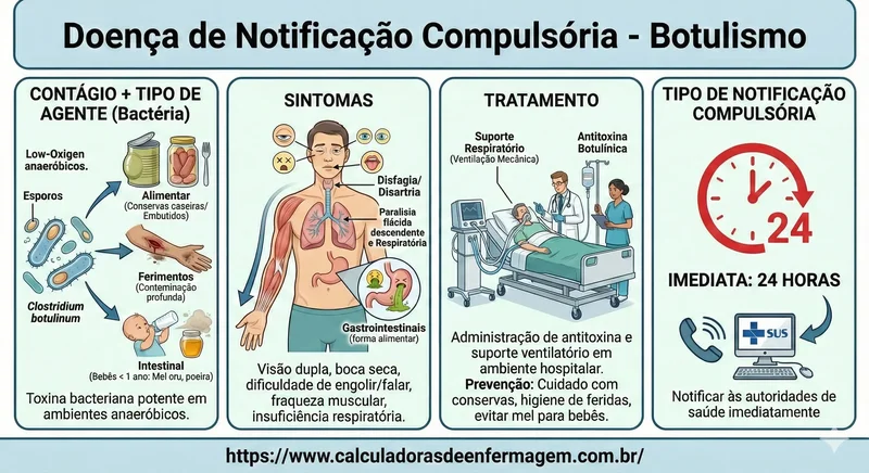 1   BOTULISMO   DOENÇA DE NOTIFICAÇÃO COMPULSÓRIA