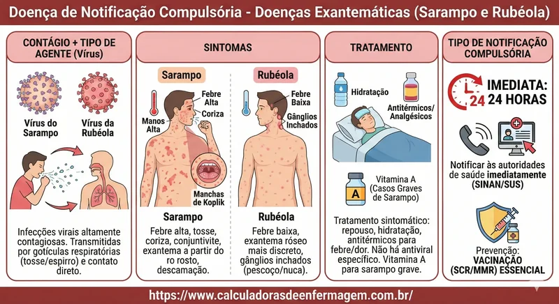 10   DOENÇAS EXANTEMÁTICAS SARAMPO E RUBÉOLA   DOENÇAS DE NOTIFICAÇÃO COMPULSÓRIA