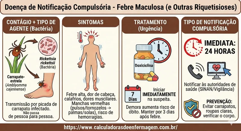 16   FEBRE MACULOSA   DOENÇAS DE NOTIFICAÇÃO COMPULSÓRIA IMEDIATA