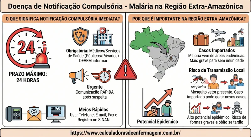 19   MALÁRIA NA REGIÃO EXTRA AMAZÔNICA   DOENÇA DE NOTIFICAÇÃO COMPULSÓRIA IMEDIATA