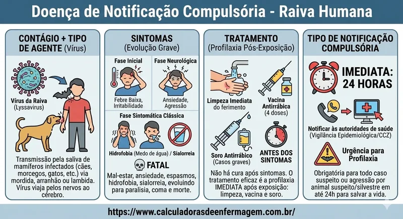 24   RAIVA HUMANA   DOENÇA DE NOTIFICAÇÃO COMPULSÓRIA IMEDIATA