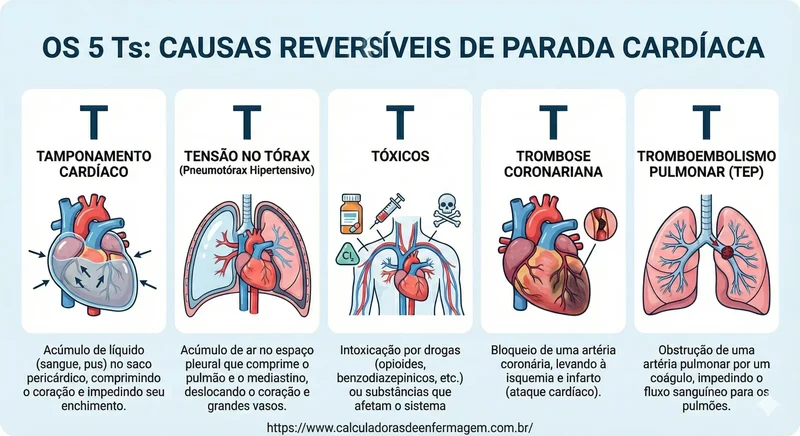 Ilustração dos 5 Ts da PCR