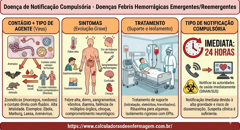 9   DOENÇAS FEBRIS HEMORRÁGICAS EMERGENTES   DOENÇAS DE NOTIFICAÇÃO COMPULSÓRIA