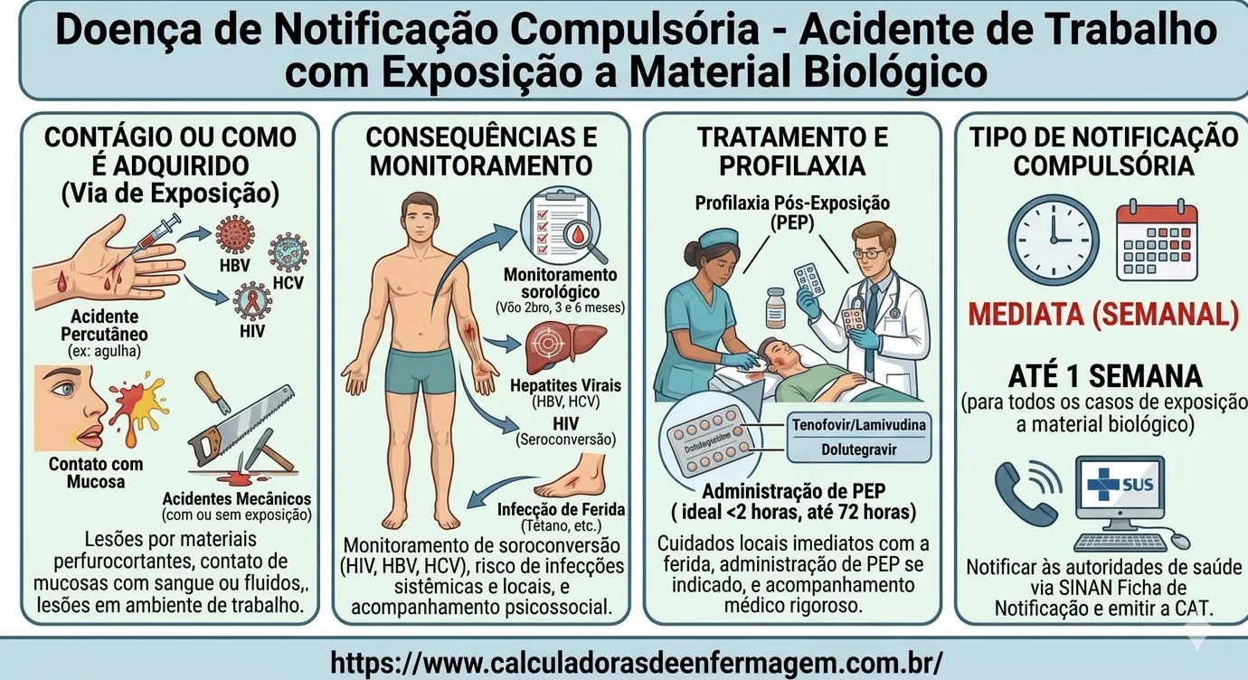Acidente De Trabalho Material Biologico