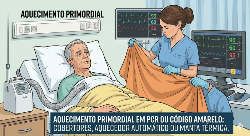 Manta térmica para tratamento da hipotermia