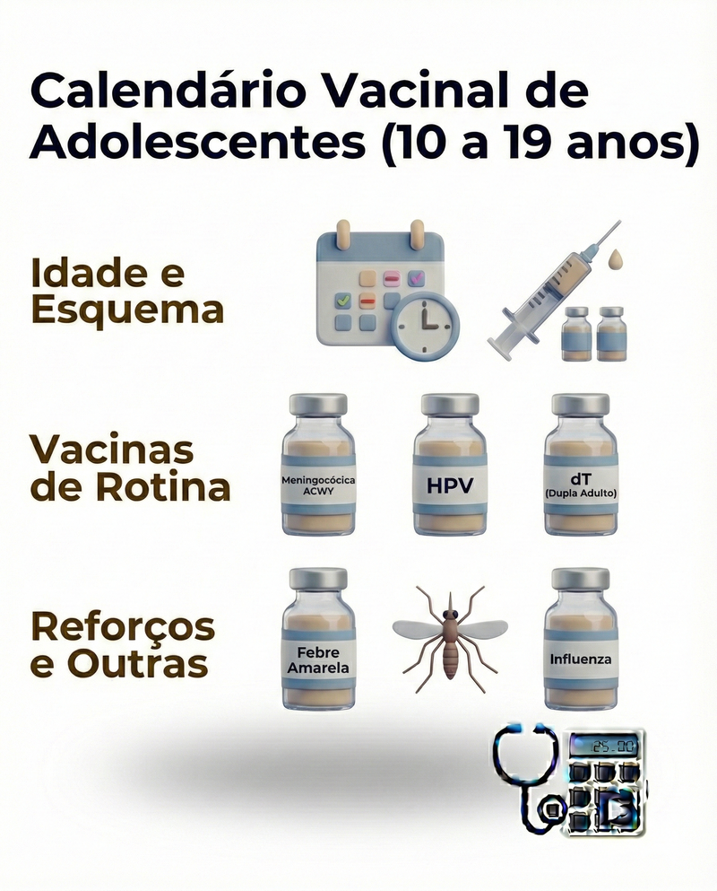 CALENDARIO VACINAL DO ADOLESCENTE