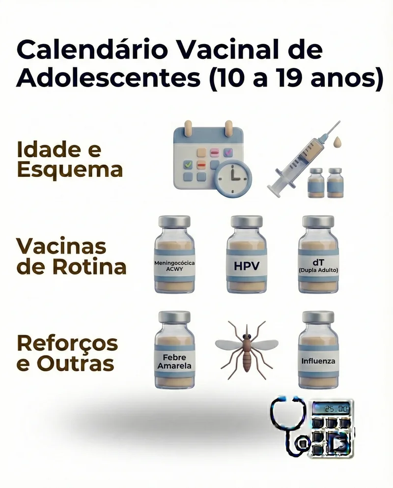 CALENDARIO VACINAL DO ADOLESCENTE
