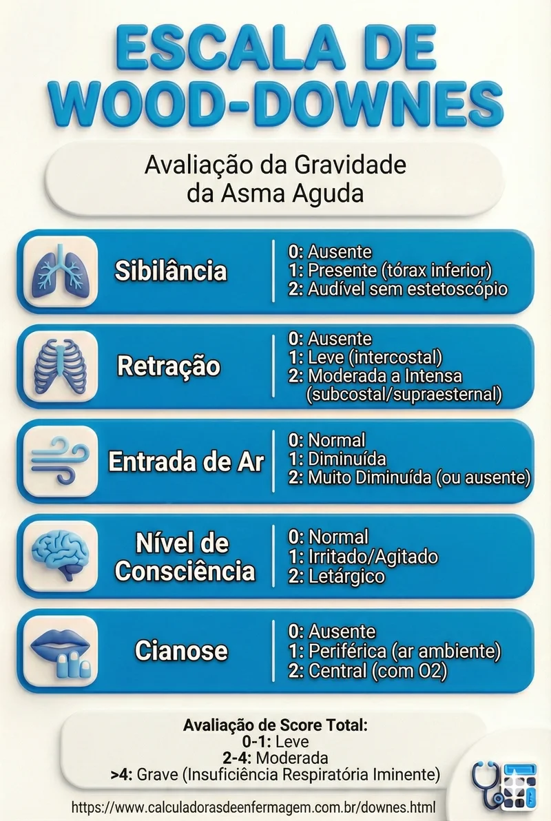 ESCALA DE WOOD DOWNDES AVALIAÇÃO DE RECEM NASCIDOS