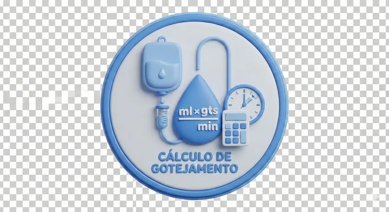 Icone Calculo De Gotejamento Calculadoras De Enfermagem
