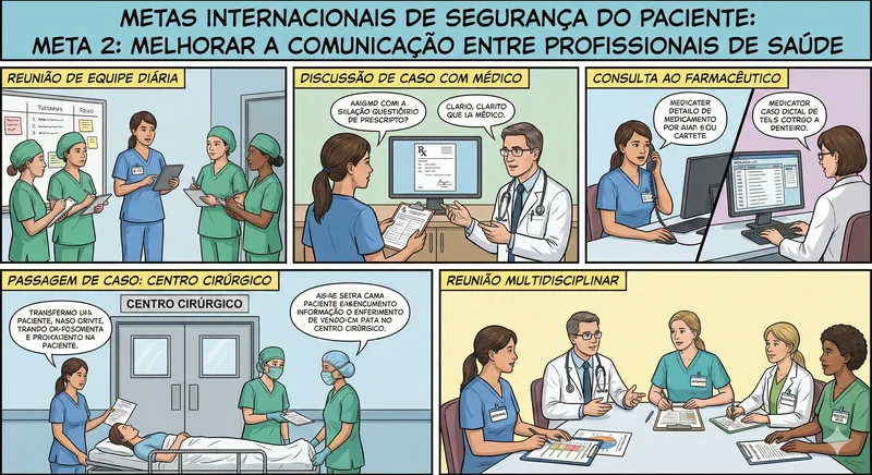 Fluxo de comunicação entre profissionais durante as transições de cuidado do paciente