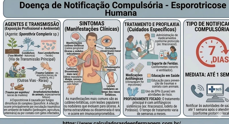 Notificacao Compulsoria Esporotricose Humana