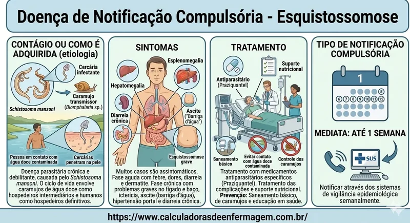 Notificacao Compulsoria Esquistossomose