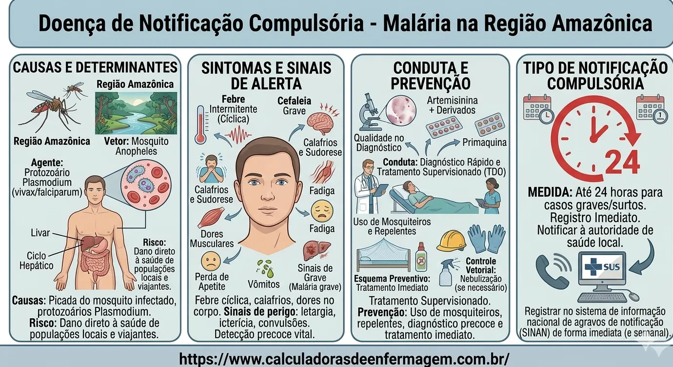 Malária na região amazônica