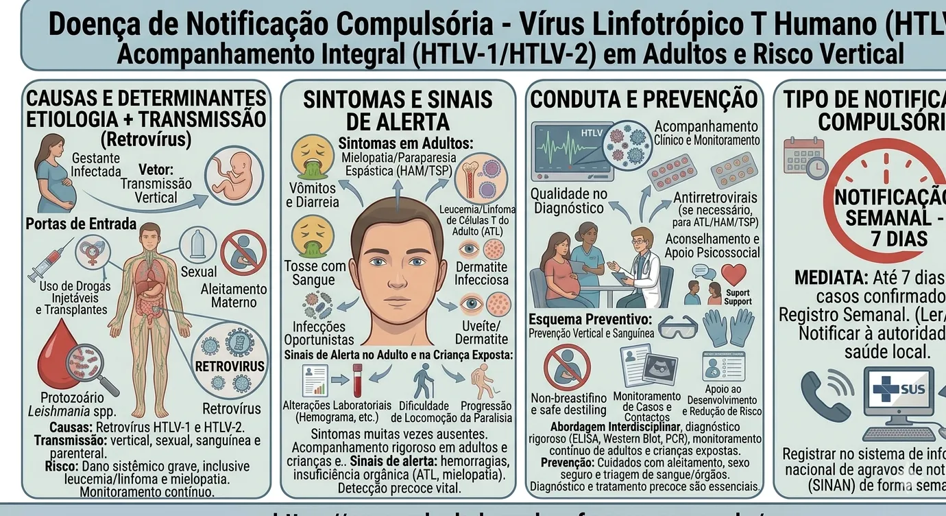 Notificacao Compulsoria Pelo Virus Linfotropico De Celulas T