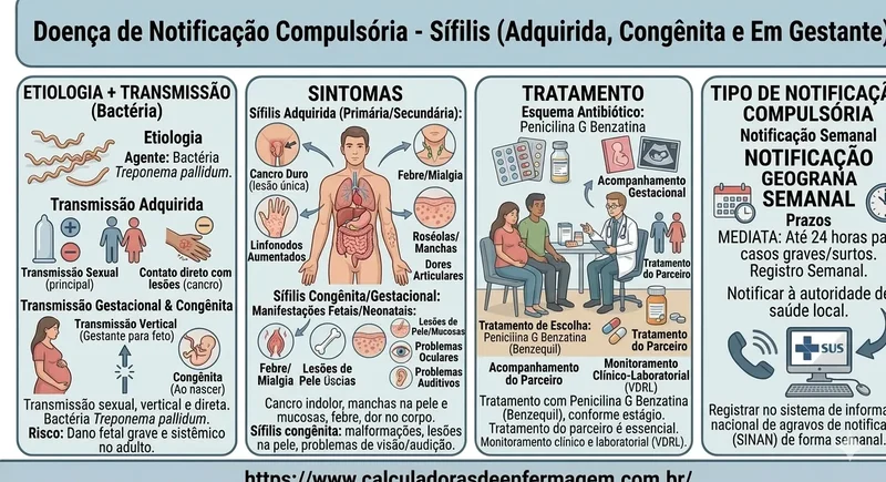 Notificacao Compulsoria Sifilis Congenita Gestacional Adquirida