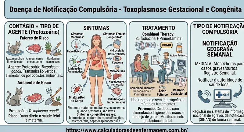 Notificacao Compulsoria Toxoplasmose Gestacional Congenita