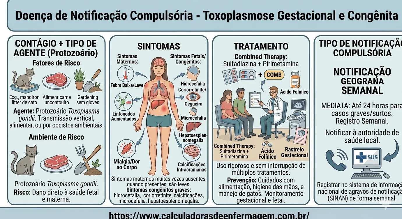Toxoplasmose gestacional e congênita