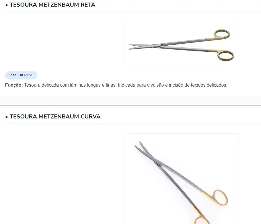 Screen Instrumentais Cirurgicos