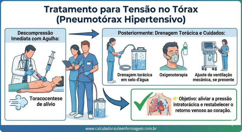 Tratamento Pneumotórax (Descompressão)
