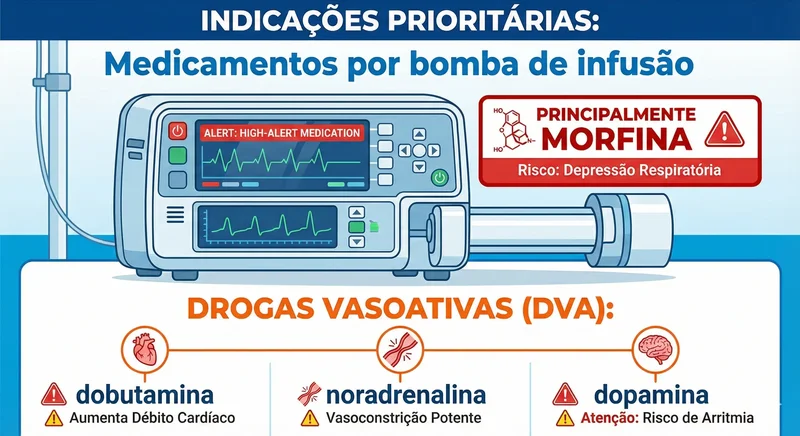 TRIPLA CHECAGEM   MEDICAMENTOS POR BOMBA DE INFUSAO PRINCIPALMENTE DROGASVASOATIVAS E OPIÓIDES POTENTES